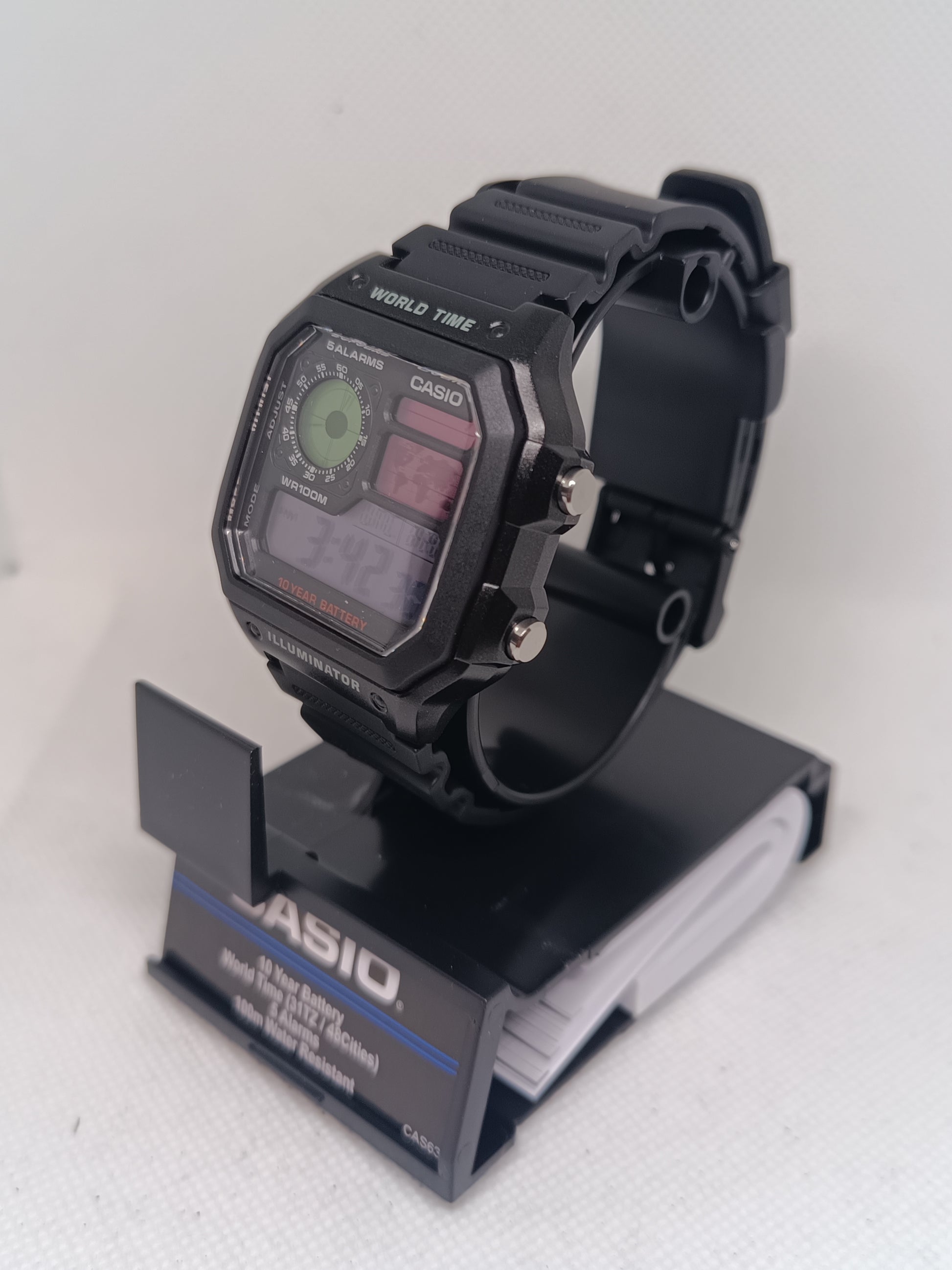 Casio AE-1200 with pastel screen mod
