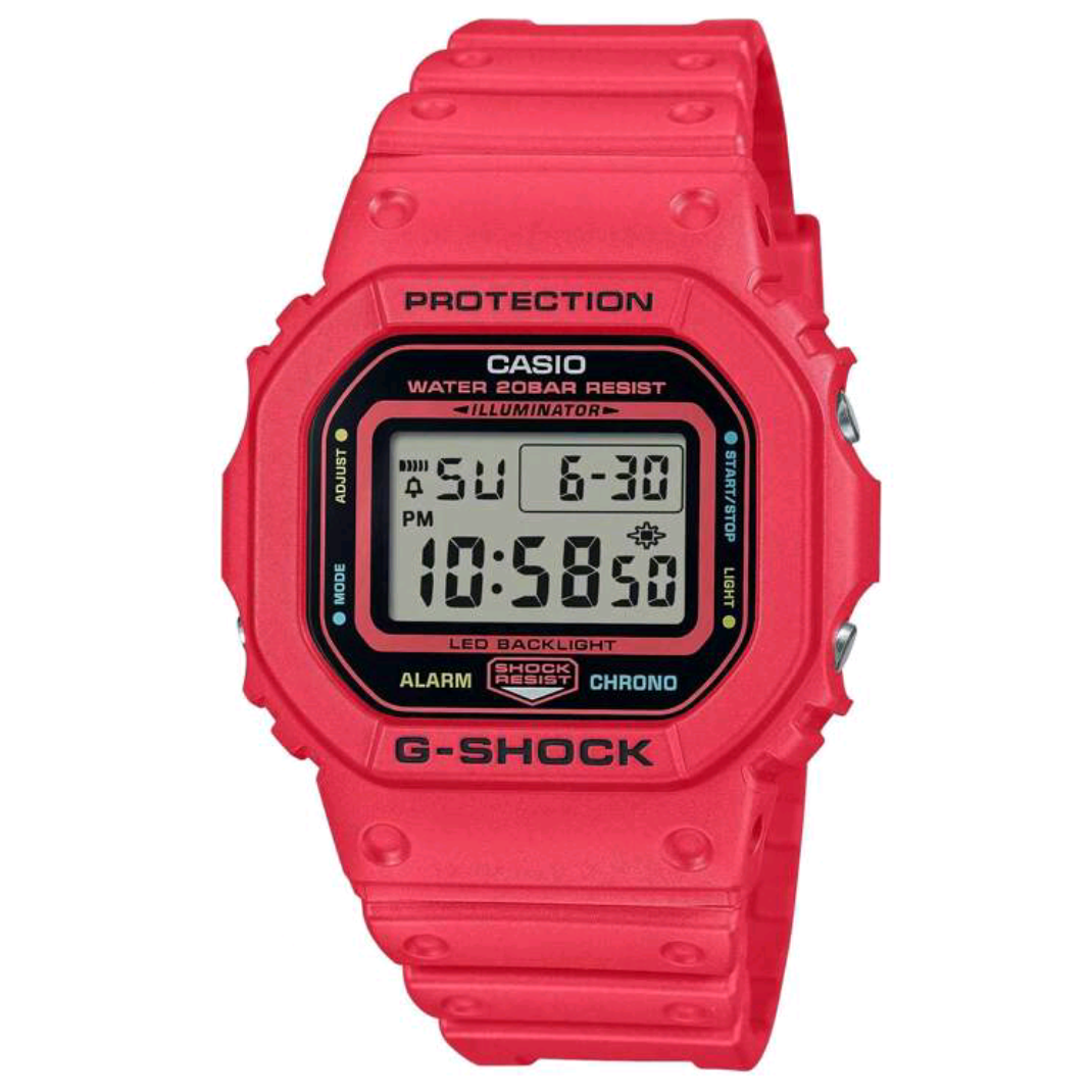 Casio G-SHOCK DW-5600EP-4ER Red Strap Watch