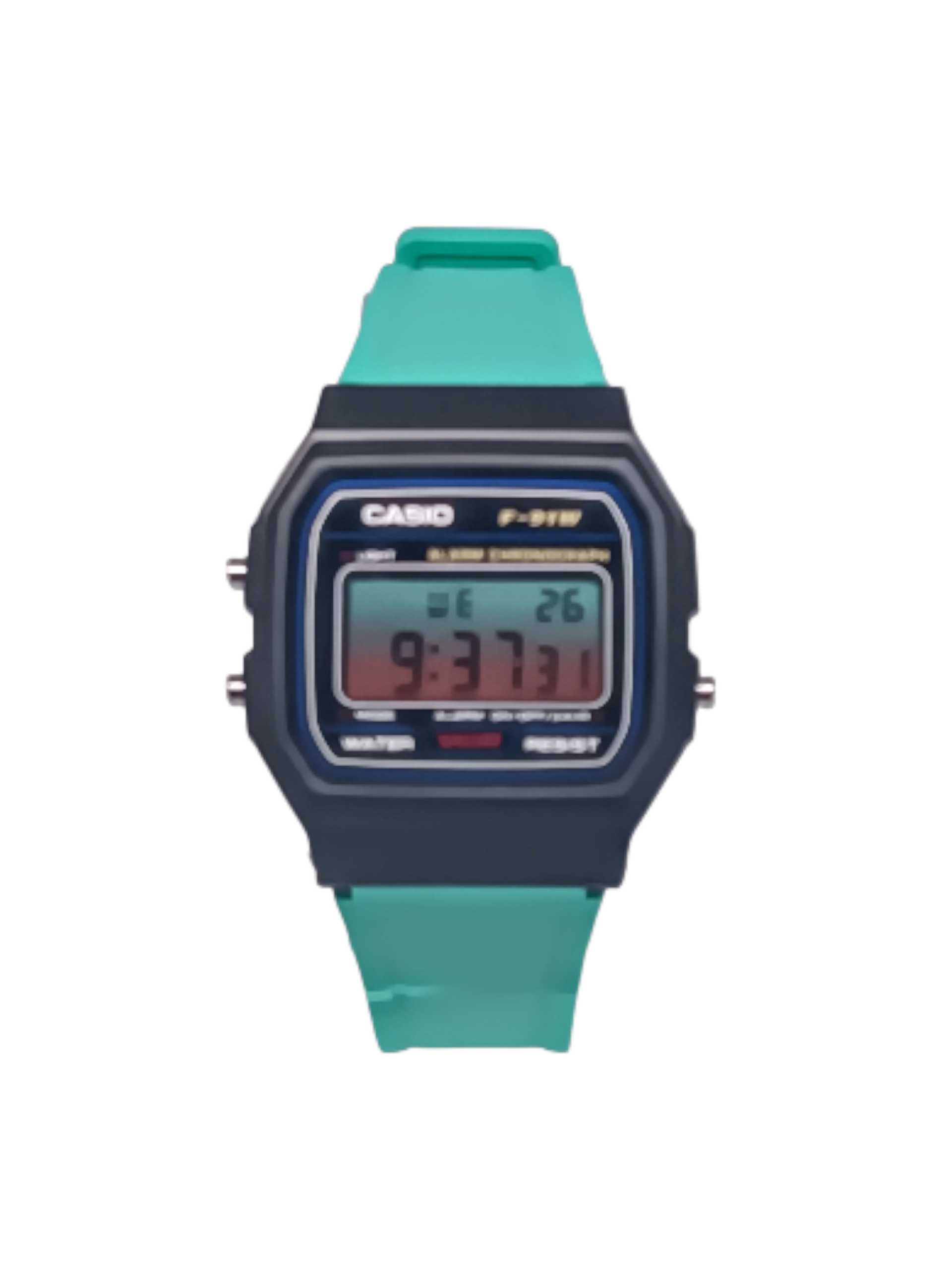 Casio F-91W Teal Mod