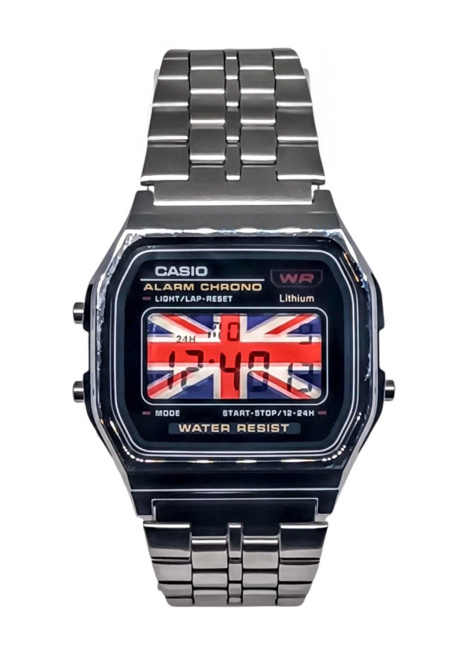 Casio A159WA Union Jack Mod