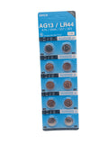 Pack of 10 AG13 watch batteries