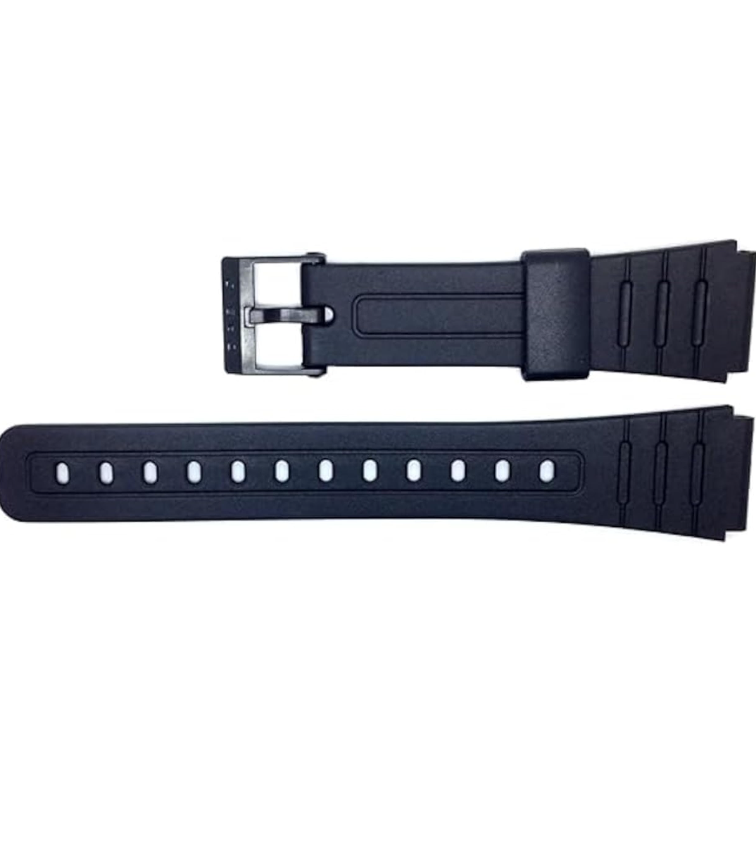 Genuine Replacement strap for Casio F-91 (Black)