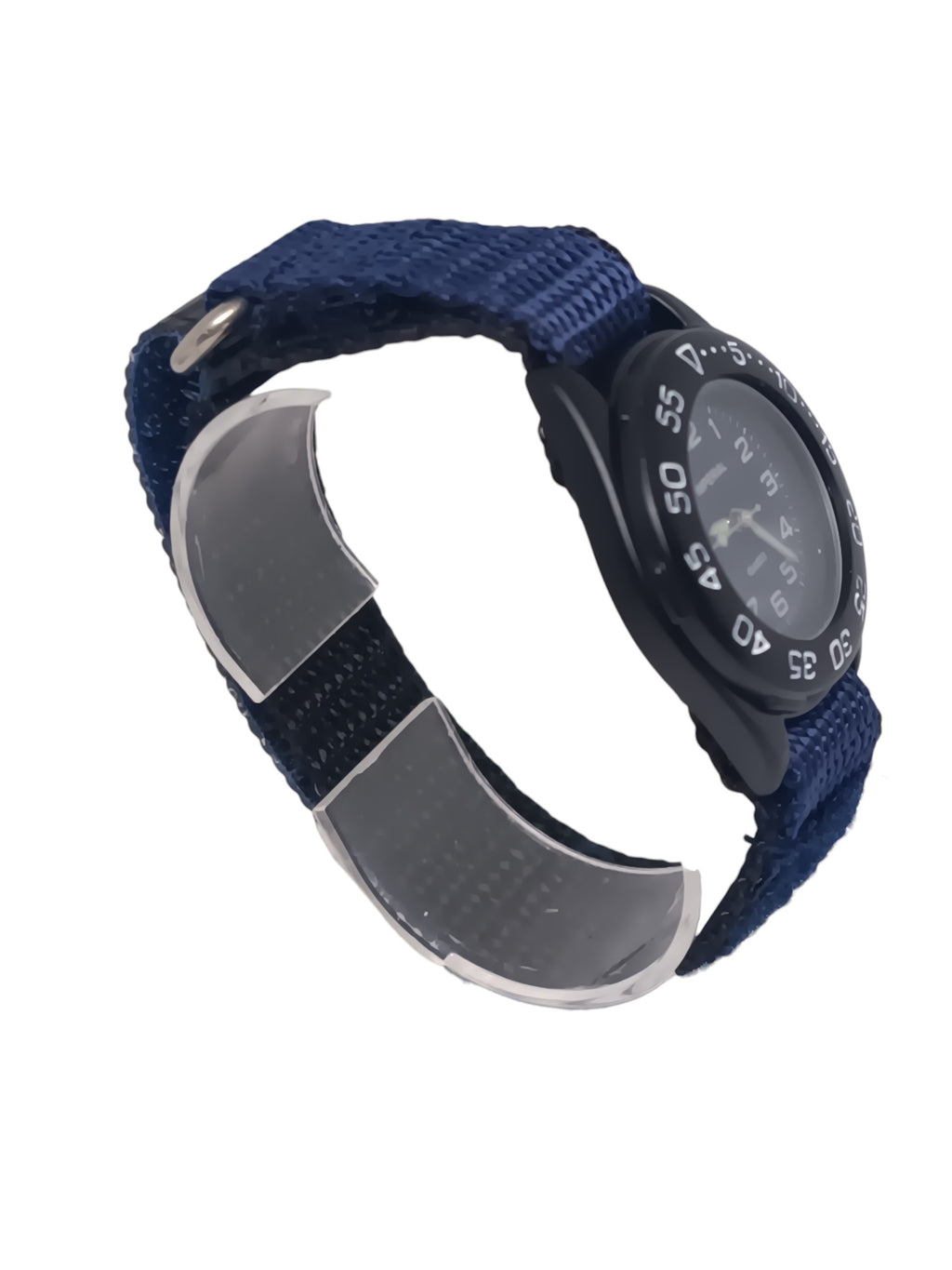 Imperial mens Blue Mid Dial with Velcro Strap Easy Fasten Watch IMP428W