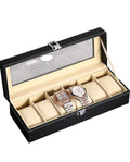 Watch Storage Box Watch Display Case 6 slot