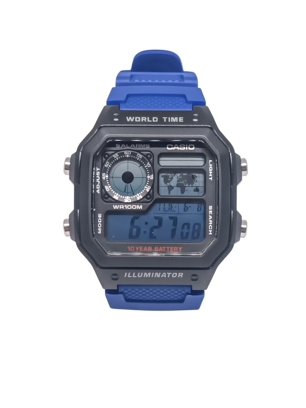 Casio AE-1200 with Blue Ombre Mod
