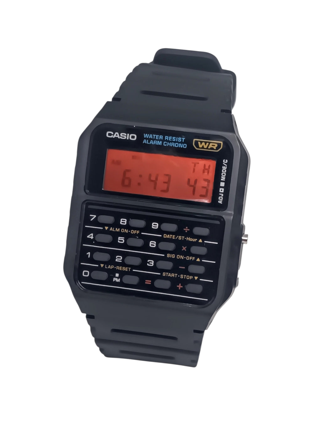 Casio CA-53W Red Mod