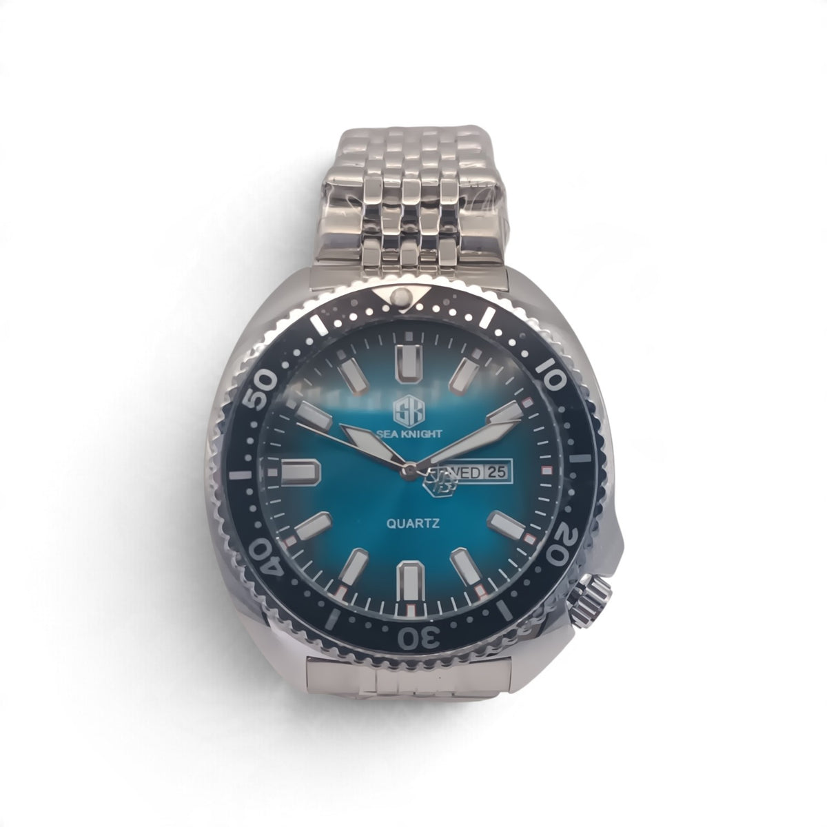 Sea Knight Quartz Mens Diver Day/Date 42mm
