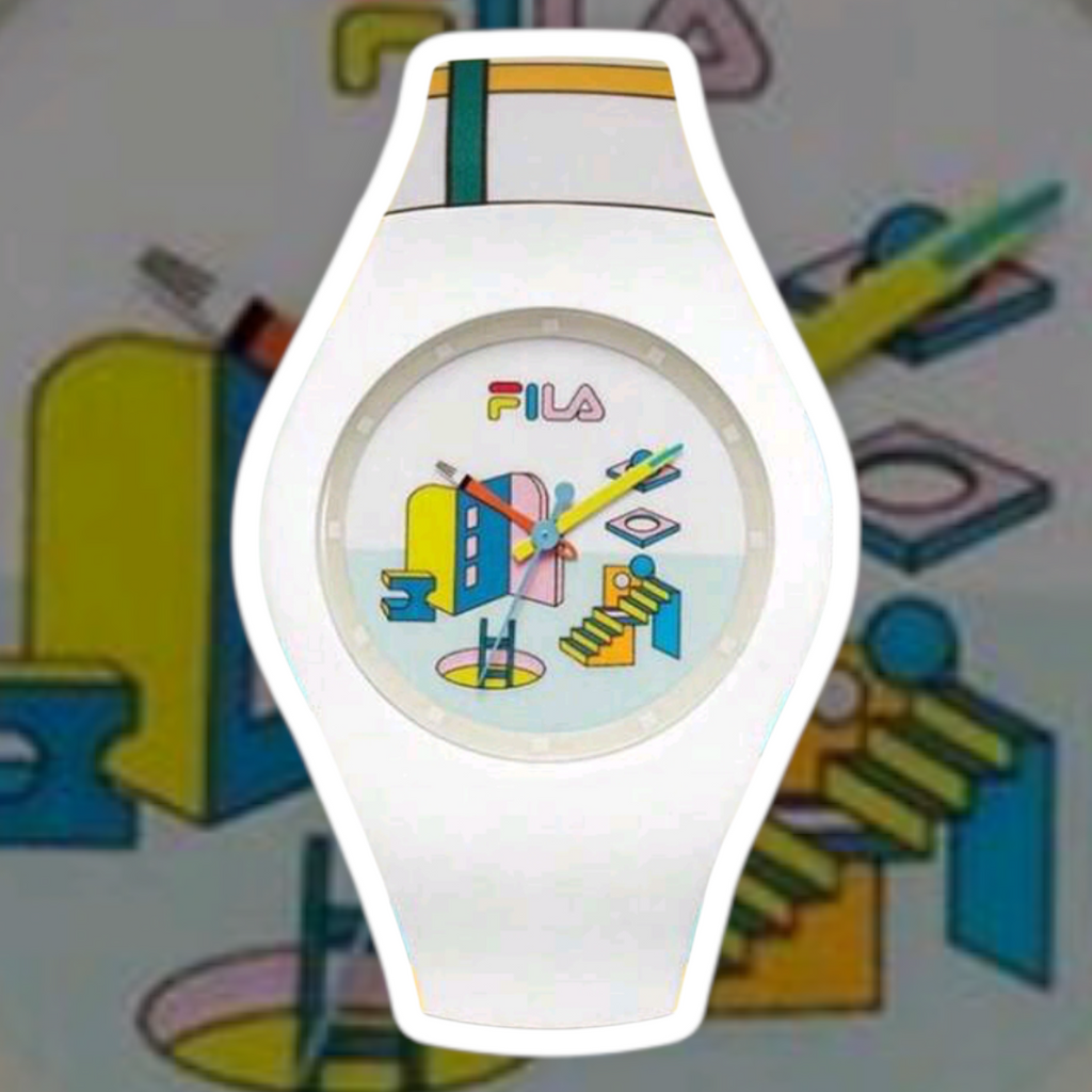 Fila unisex silicone sports watch flw38-6543