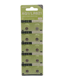 Pack of 10 AG1 watch batteries