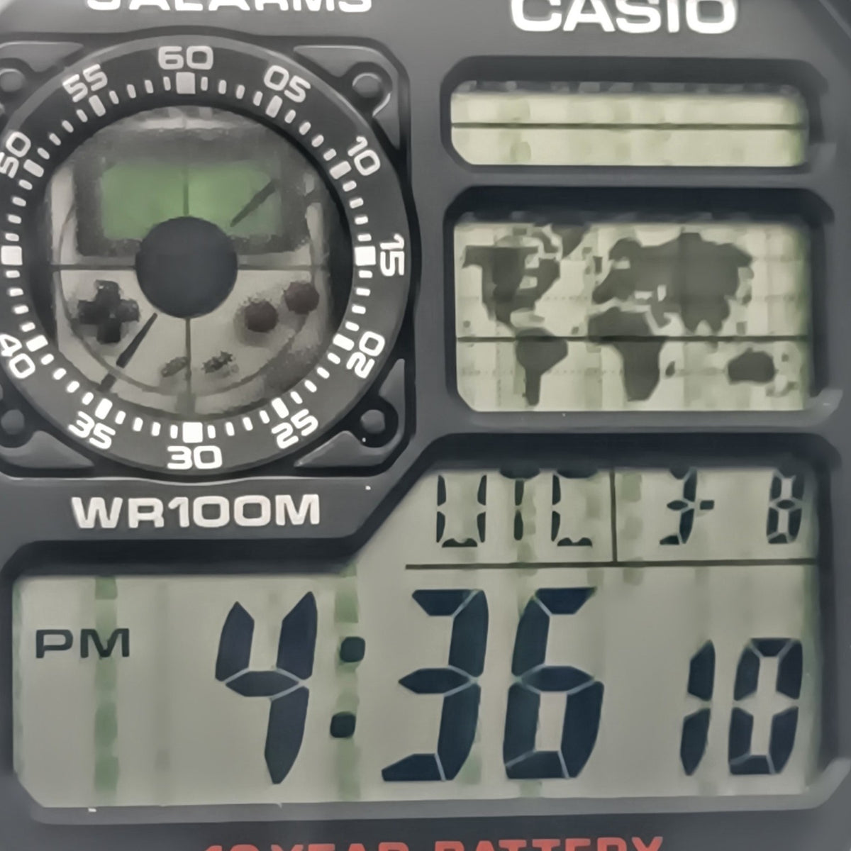 Casio AE-1200 gamer mod