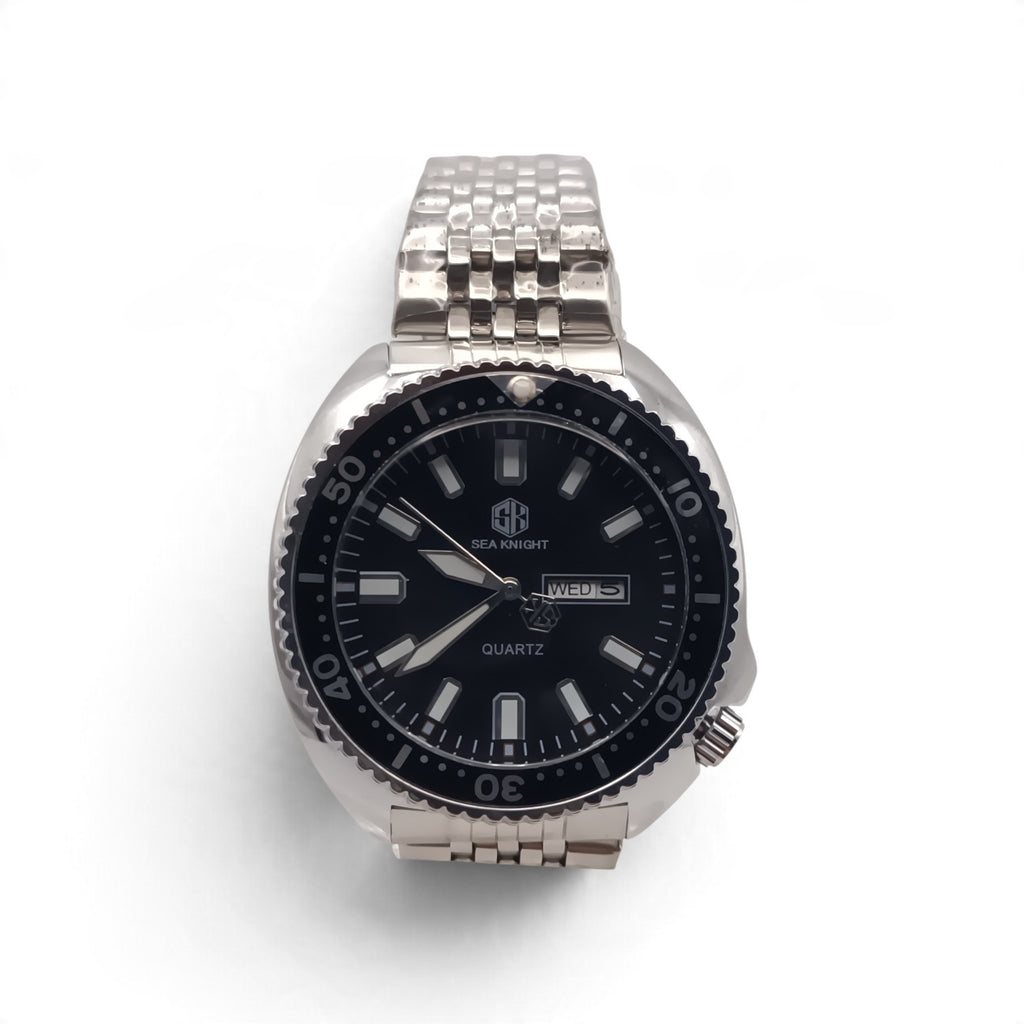 Sea Knight Quartz Mens Diver Day/Date 42mm