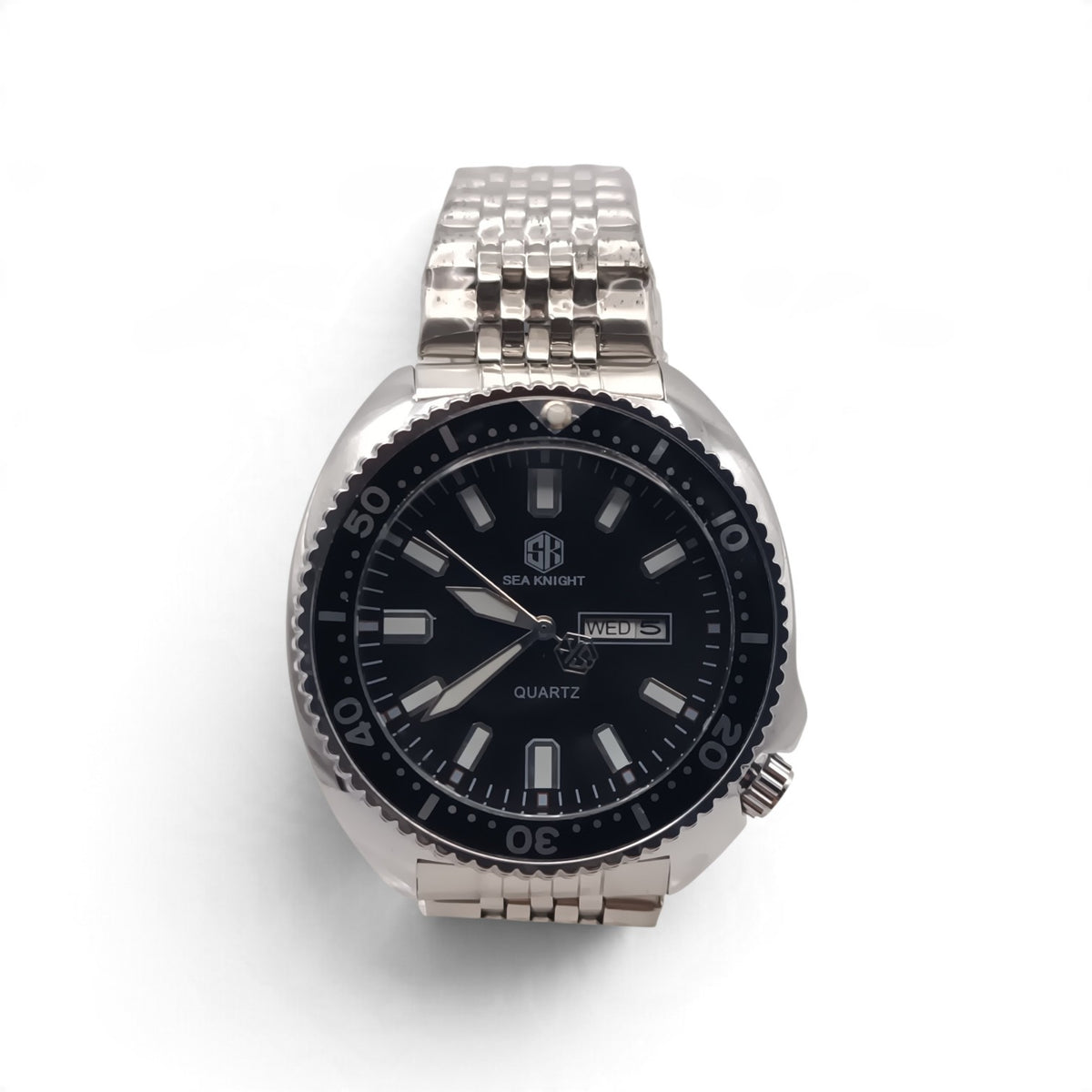 Sea Knight Quartz Mens Diver Day/Date 42mm