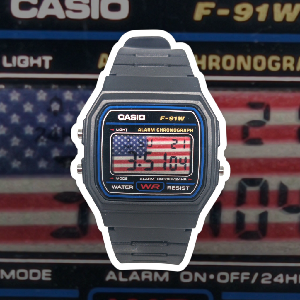 Casio F-91W USA Mod
