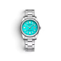 Rebirth date quartz watch teal