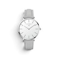 Chronos classic quartz watch grey/silver