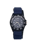 Imperial mens Blue Mid Dial with Velcro Strap Easy Fasten Watch IMP428W