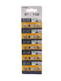 Pack of 10 AG3 watch batteries