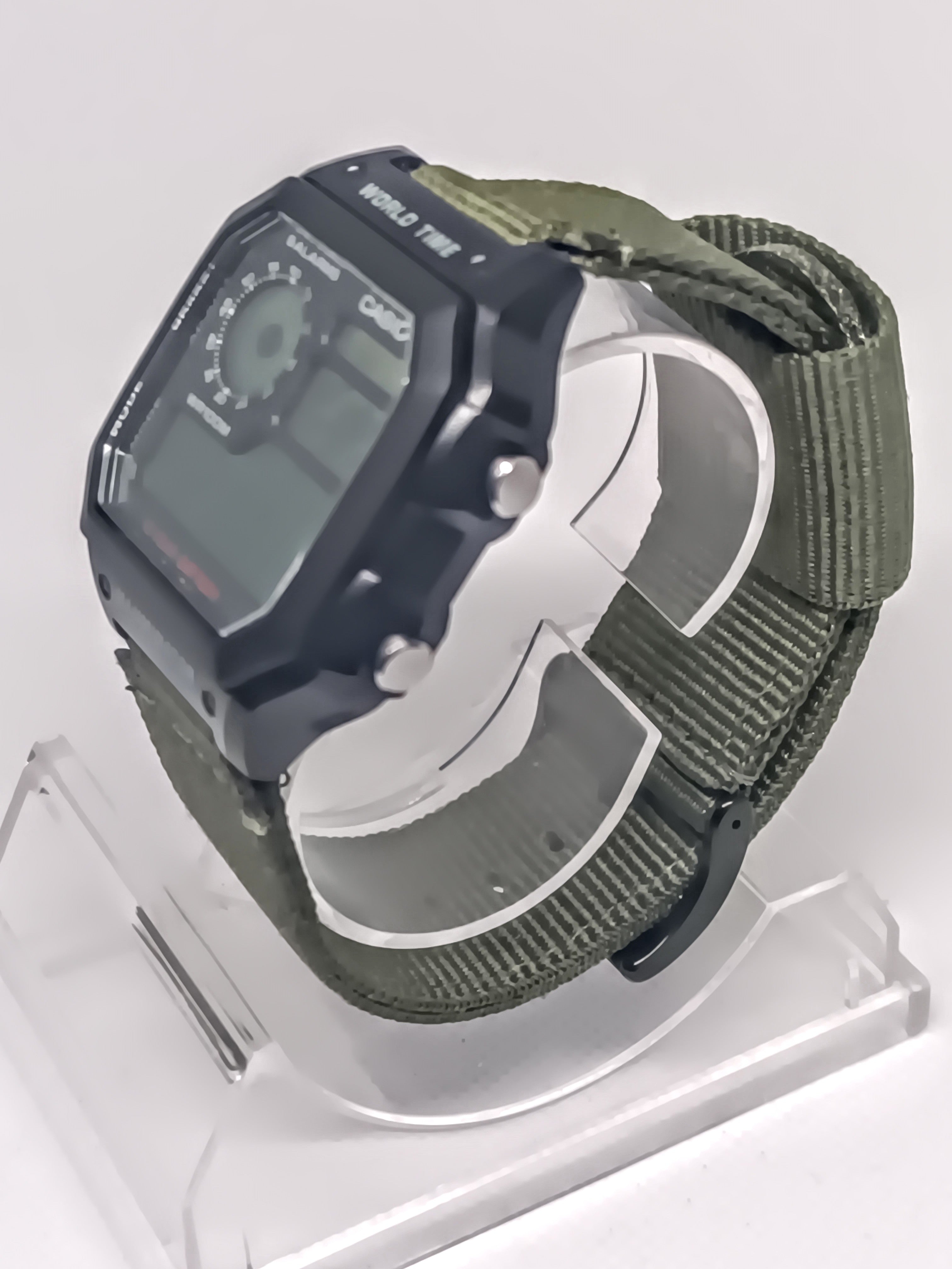 Casio AE-1200 with green mod