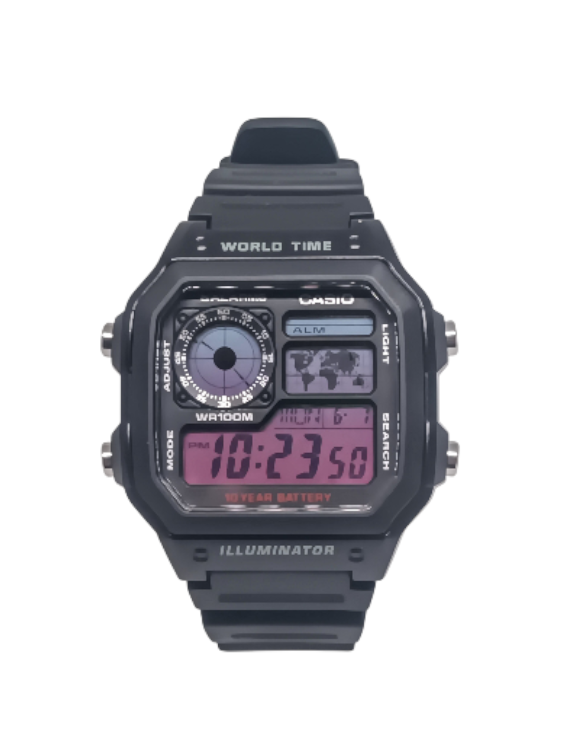 Casio AE-1200 with Pink Ombre Mod