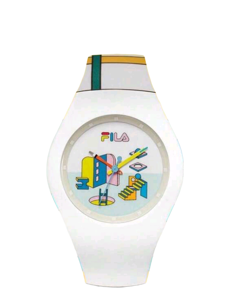 Fila unisex silicone sports watch flw38-6543