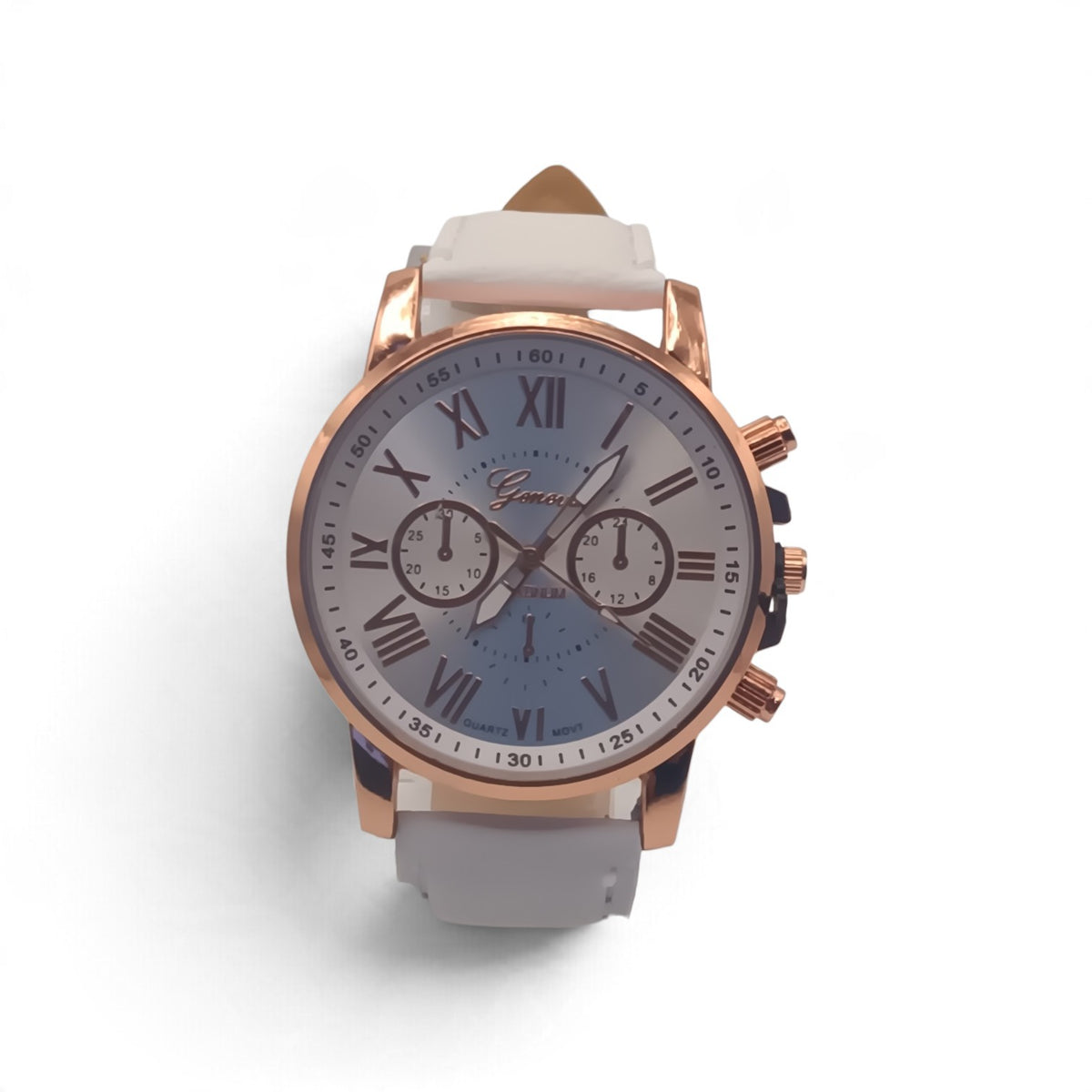 Geneva quartz fashion watch (choice of colours)