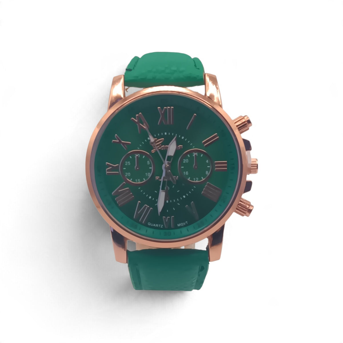 Geneva quartz fashion watch (choice of colours)