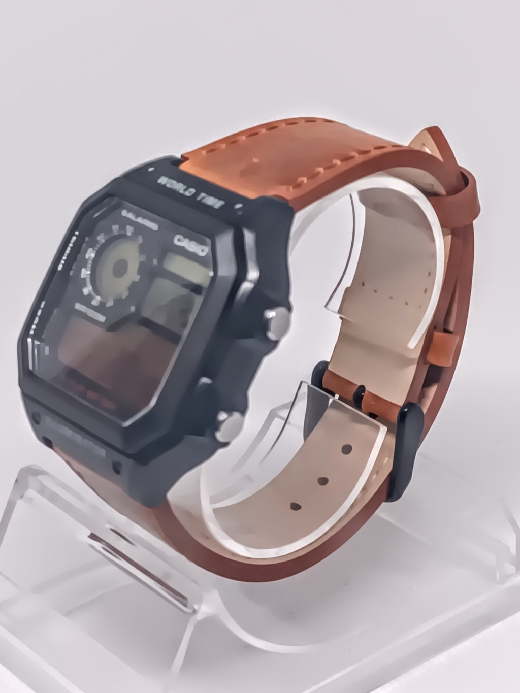 Casio AE-1200 with tan mod