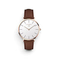 Chronos classic quartz watch brown/gold