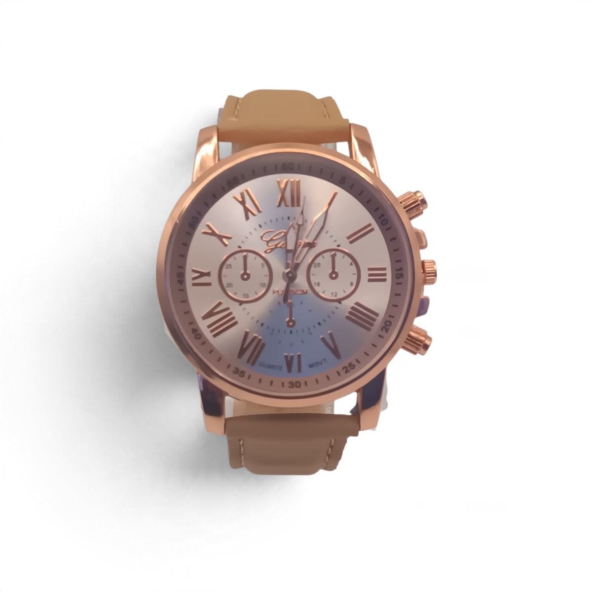 Geneva quartz fashion watch (choice of colours)