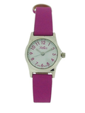 Reflex White Dial Silver Metal Bright Purple Strap Watch 101323LT