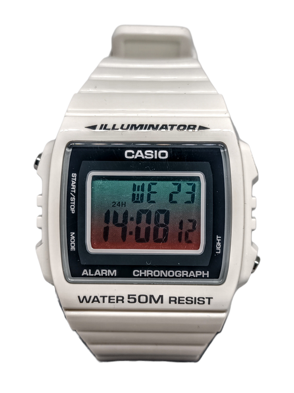 Casio W-215H with Ombre Mod